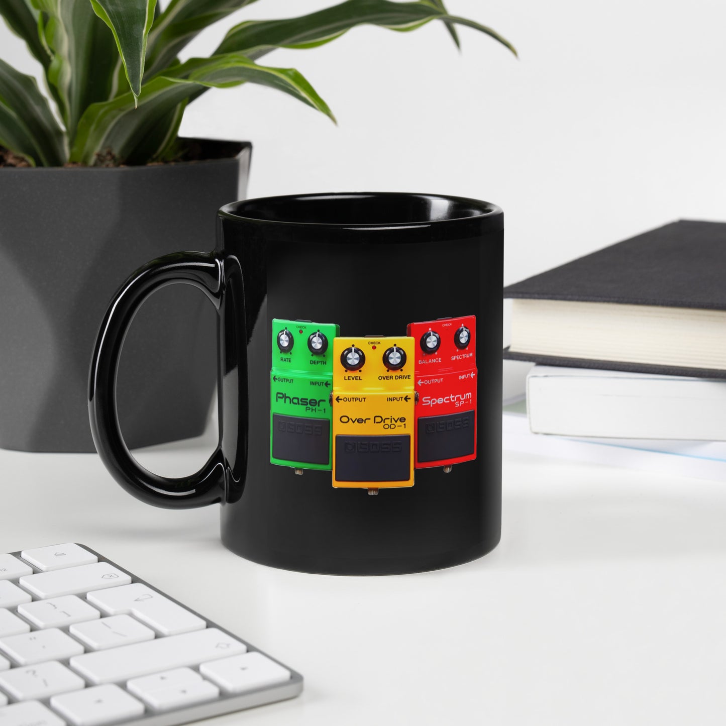 Boss Classic Pedals Coffee Mug - Black