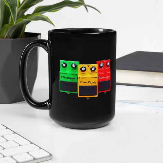 Boss Classic Pedals Coffee Mug - Black