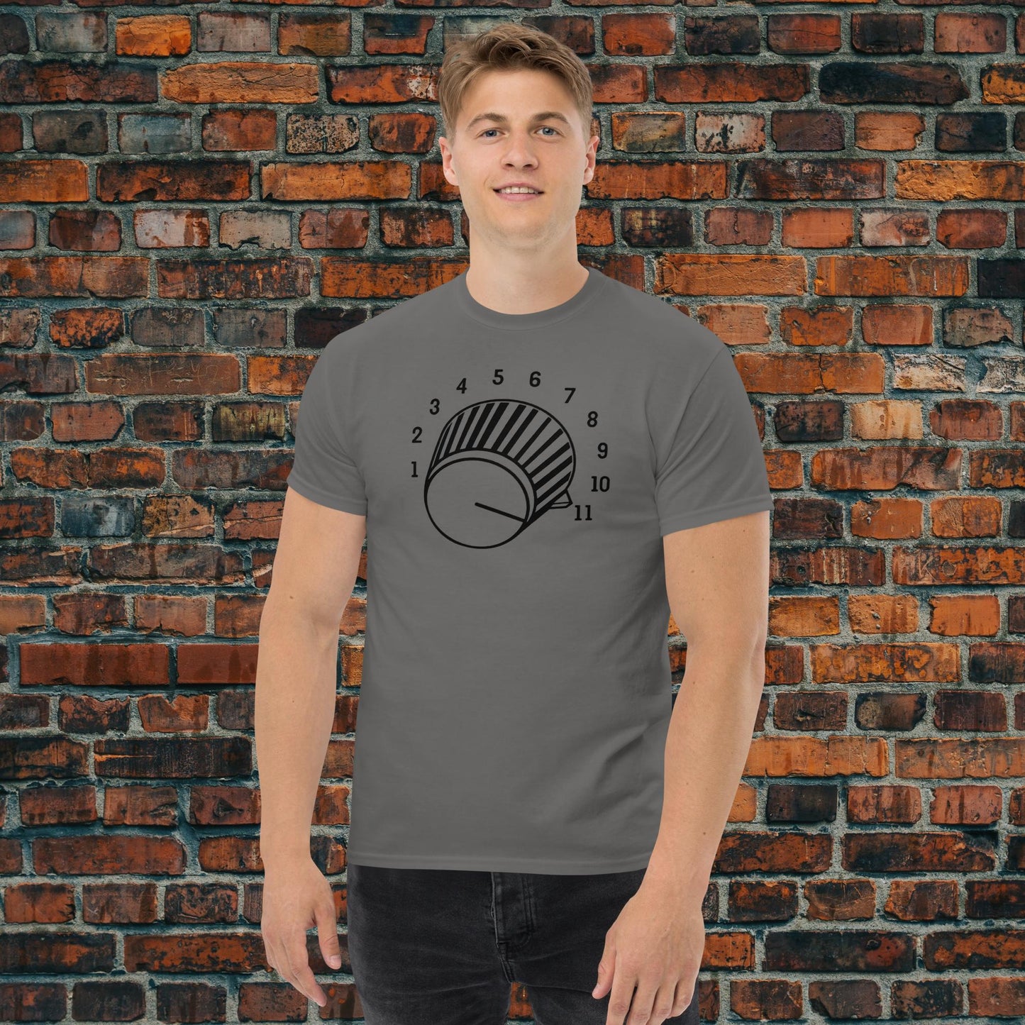 This Goes to 11 T-Shirt (Black Knob)