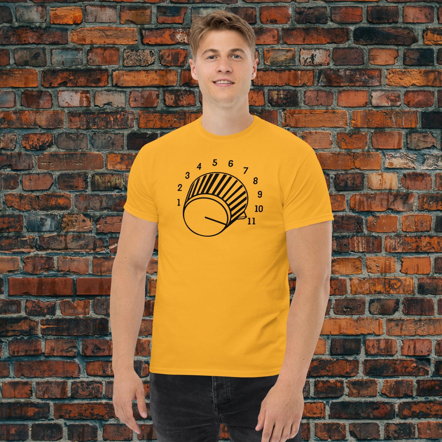 This Goes to 11 T-Shirt (Black Knob)