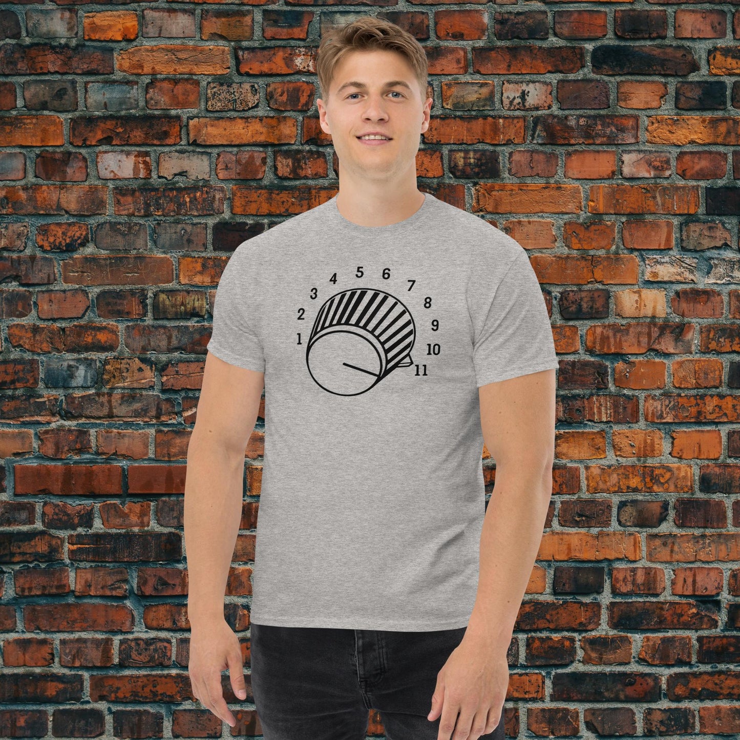 This Goes to 11 T-Shirt (Black Knob)