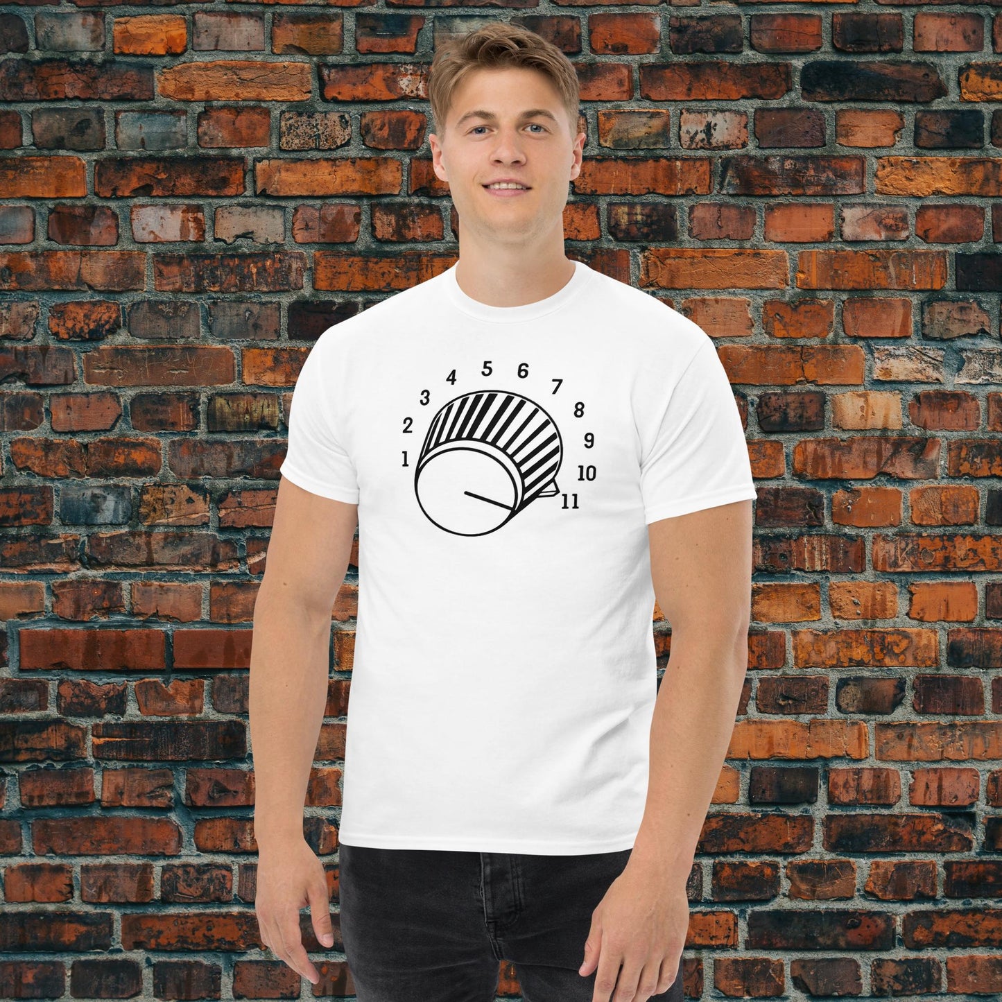 This Goes to 11 T-Shirt (Black Knob)