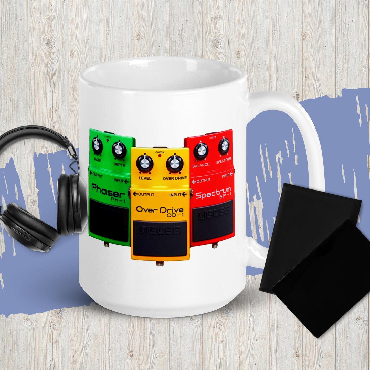 Boss Classic Pedals Coffee Mug - White